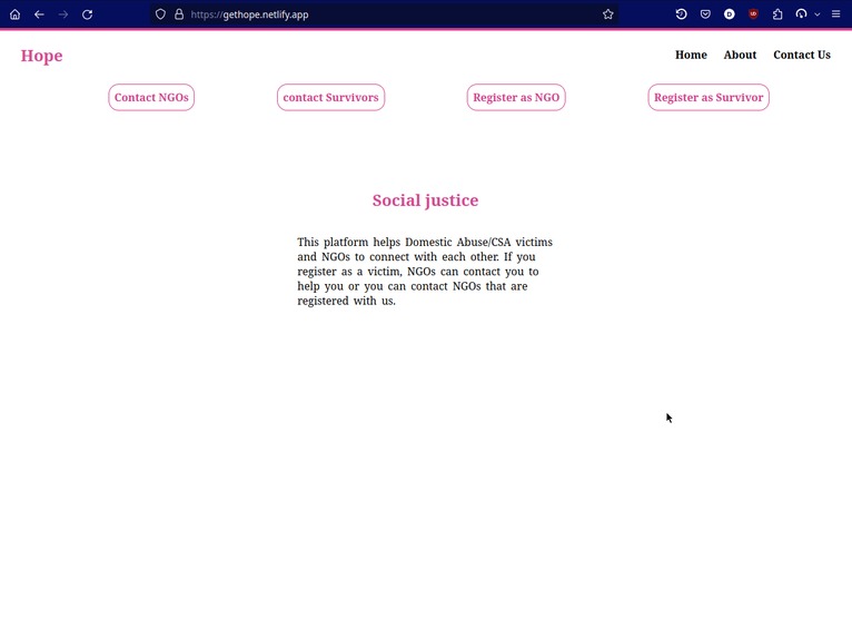 Hope2 – screenshot 1