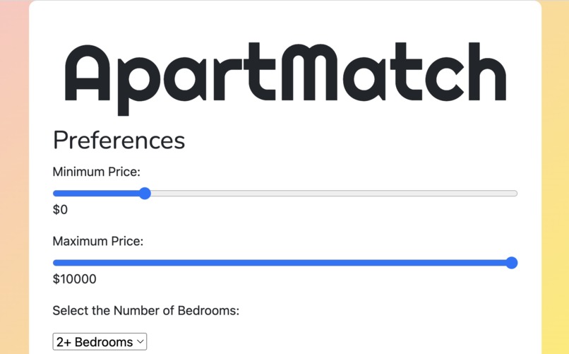 ApartMatch – screenshot 3