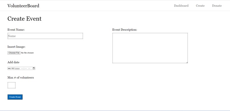 VolunteerBoard – screenshot 2