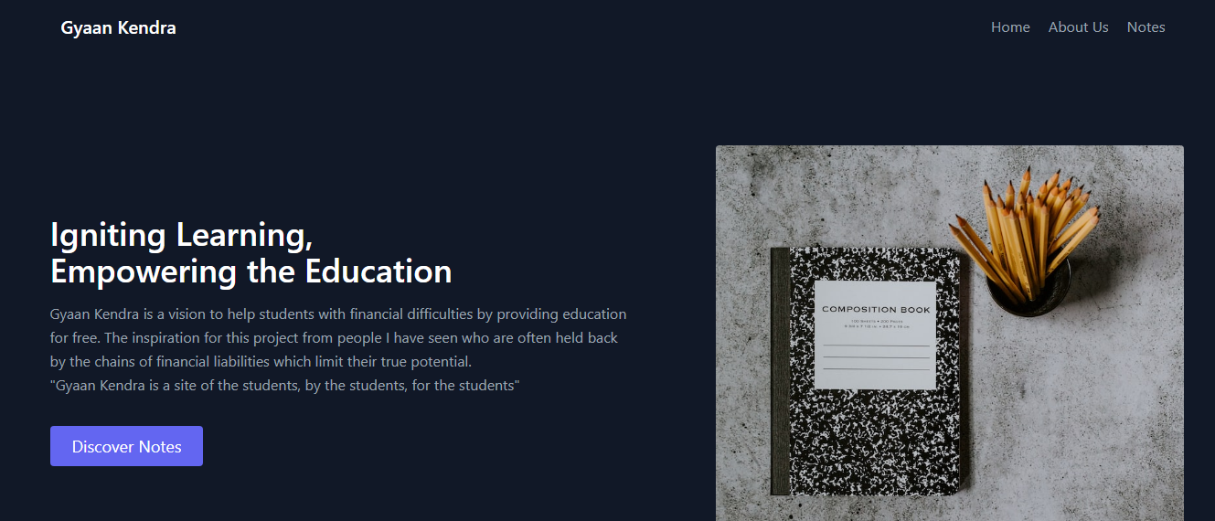 Gyaan Kendra Devpost