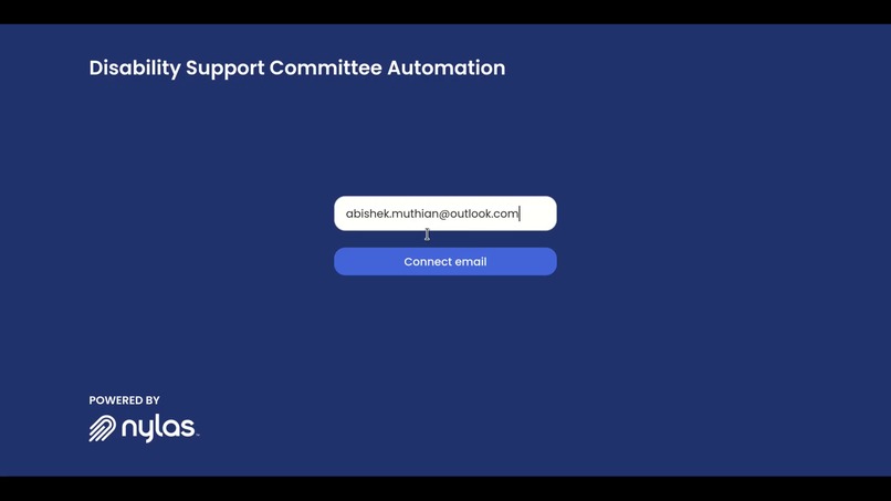Disability Support Committee Automation – screenshot 1
