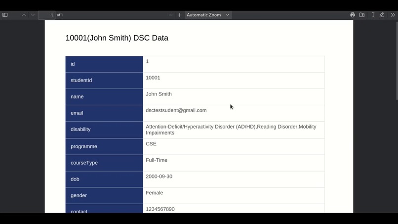 Disability Support Committee Automation – screenshot 7