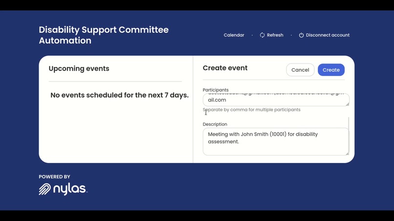 Disability Support Committee Automation – screenshot 8