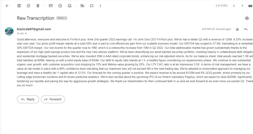 MailMeMinutes – screenshot 6