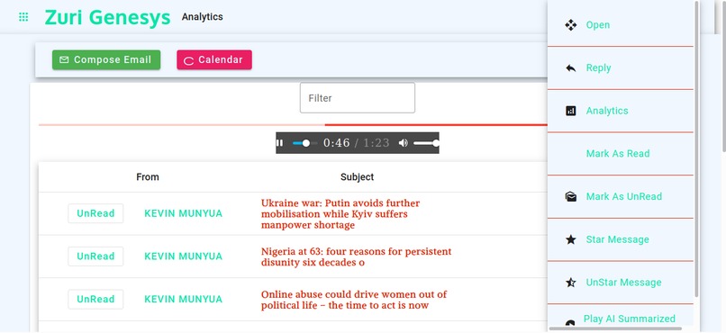 Zuri Genesys Analytics – screenshot 4