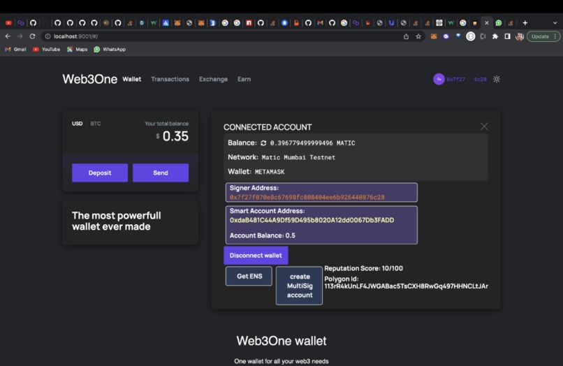 Web3One – screenshot 7