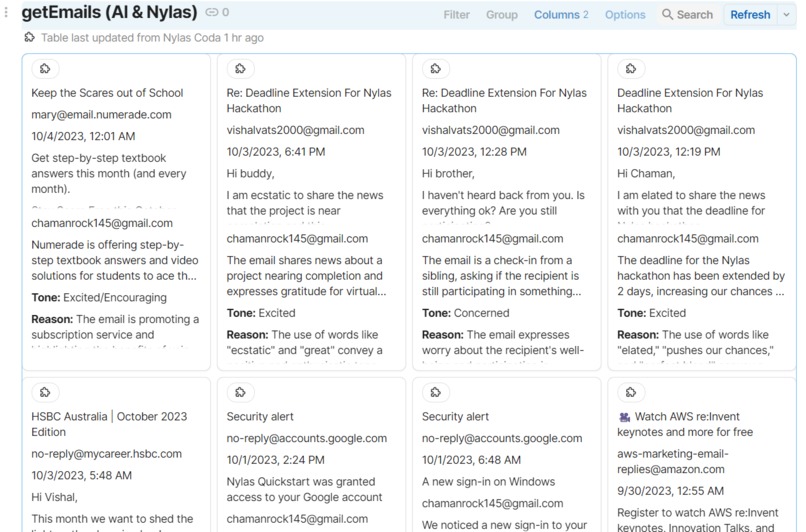 NAP (Nylas & AI Project) – screenshot 1