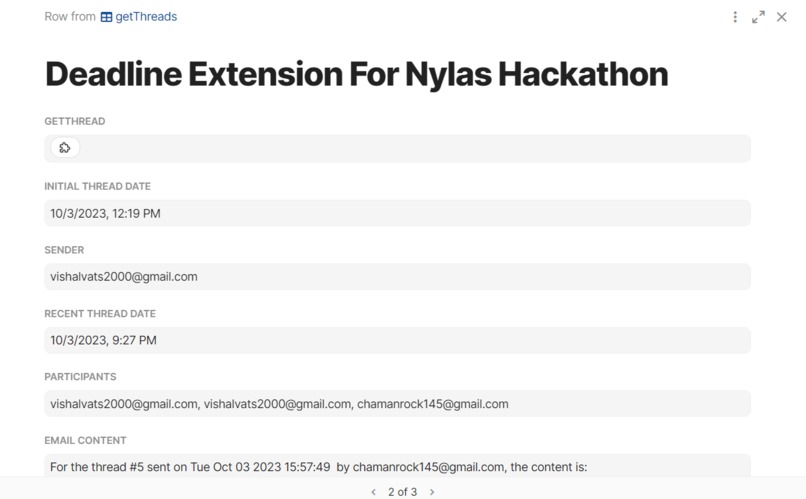 NAP (Nylas & AI Project) – screenshot 7