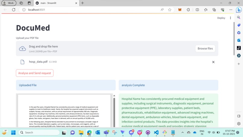 DocuMed – screenshot 1