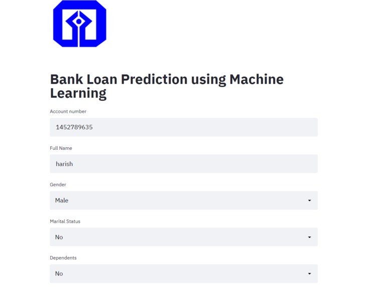 Loan Prediction – screenshot 2