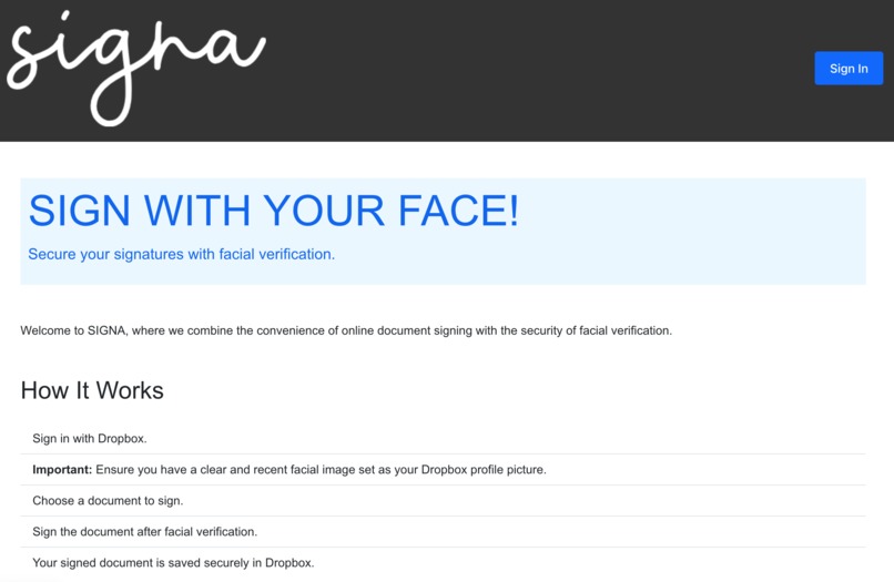 signa – screenshot 1