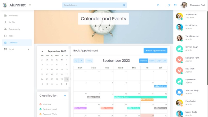 AlumNet – screenshot 3