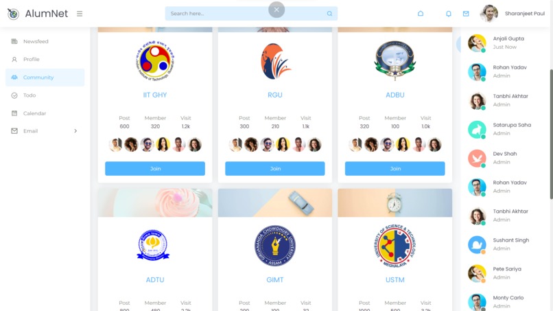 AlumNet – screenshot 6