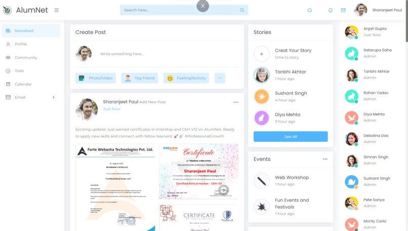 AlumNet – screenshot 7