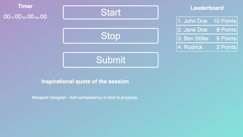 Academic Leaderboard – screenshot 1