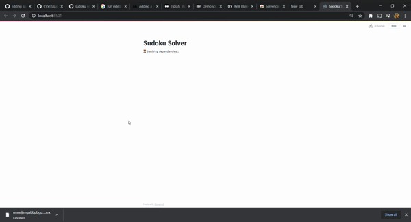 Sudoku Solver – screenshot 1