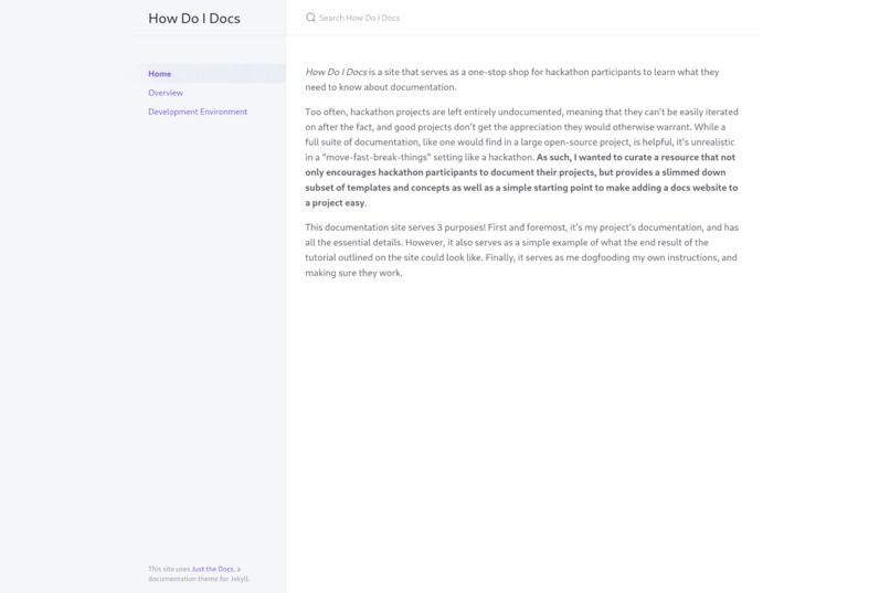How Do I Docs? – screenshot 2