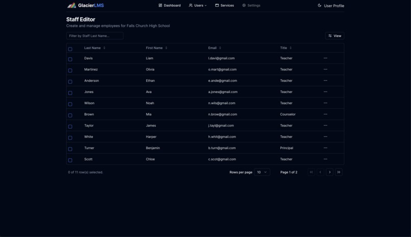 GlacierLMS – screenshot 6