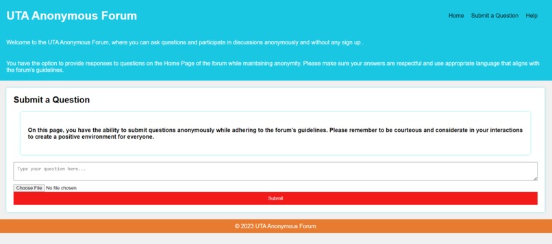 UTA Anonymous Forum – screenshot 3