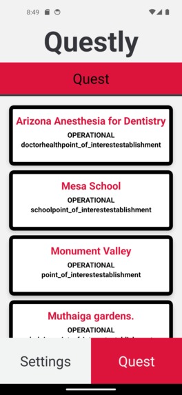 Questly – screenshot 3