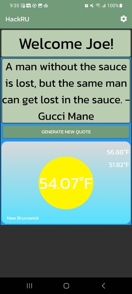 HealthyApp – screenshot 1