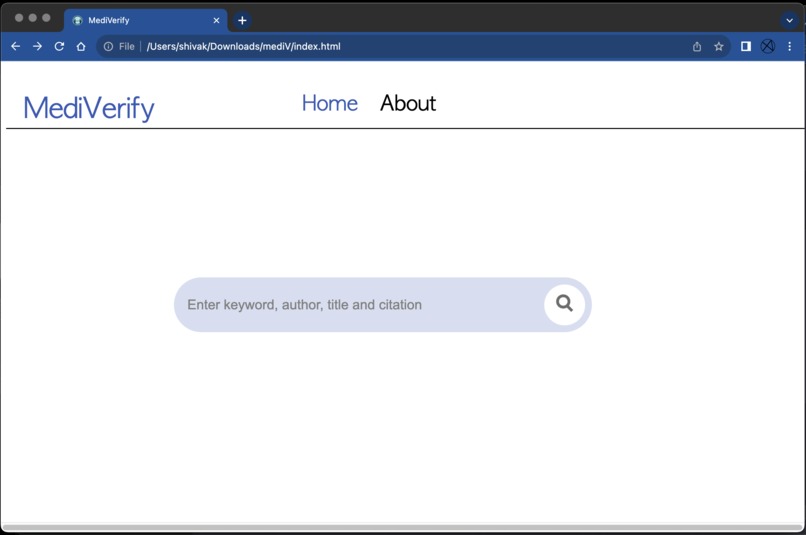 MediVerify – screenshot 1