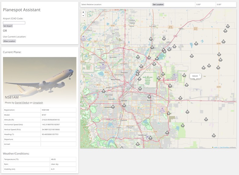 Planespotting Assistant – screenshot 1