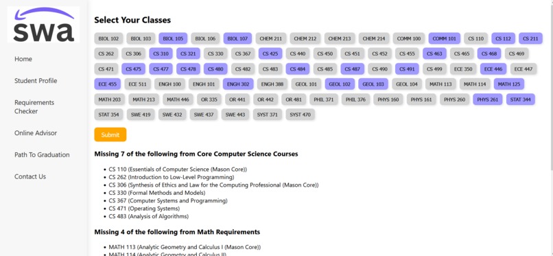 SWA – screenshot 3