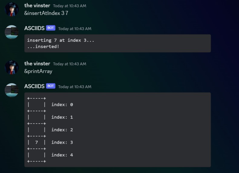 ASCIIDS – screenshot 2