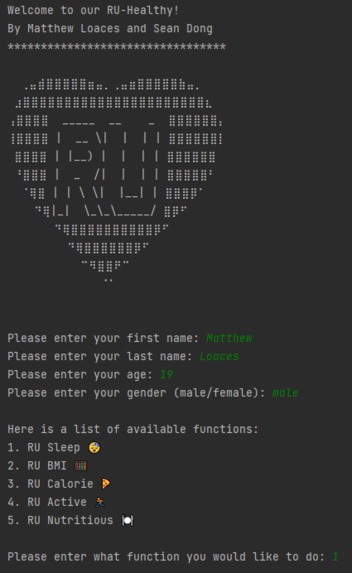 RU Healthy – screenshot 1