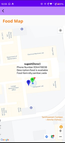 Food Donation Matching System : Unavaram – screenshot 3
