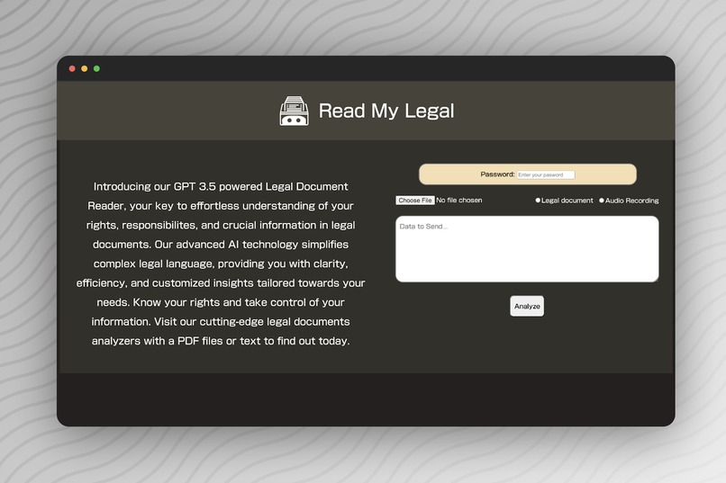 ReadMyLegal – screenshot 1