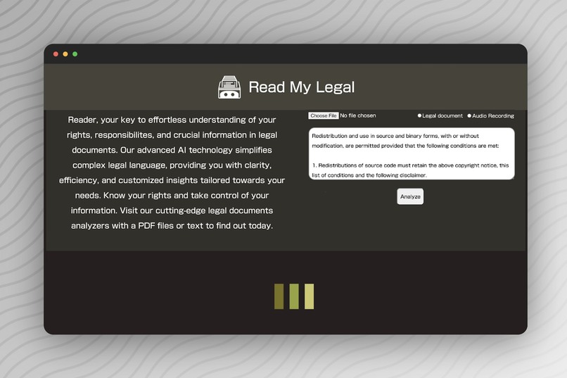 ReadMyLegal – screenshot 2
