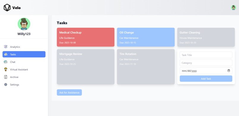 Velo – screenshot 3
