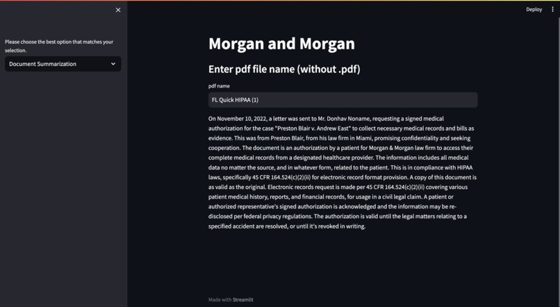 Morgan&Morgan Virtual Legal Assistant – screenshot 2