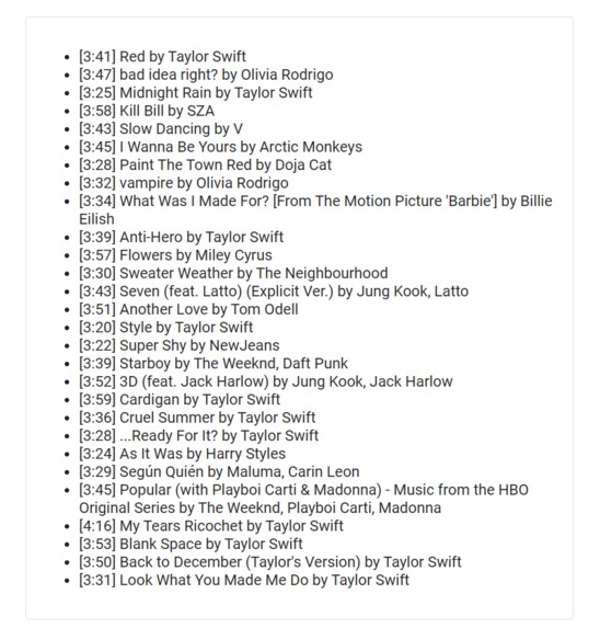 Trip Music Planner – screenshot 3