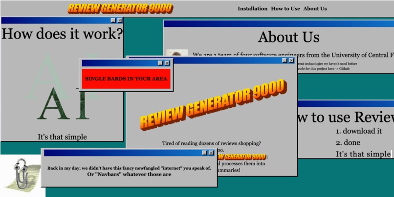 Review Generator 9000 – screenshot 3