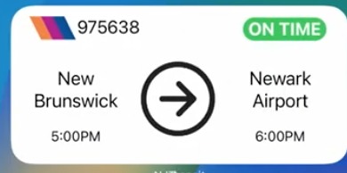 NJ Transit Travel Widget – screenshot 1