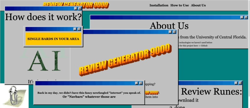 Review Generator 9000 – screenshot 1