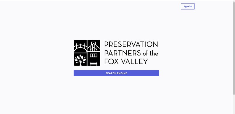 Preservation Partners' Search Engine – screenshot 1