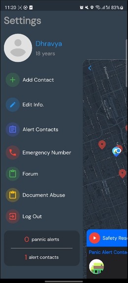 SafeSpace – screenshot 2
