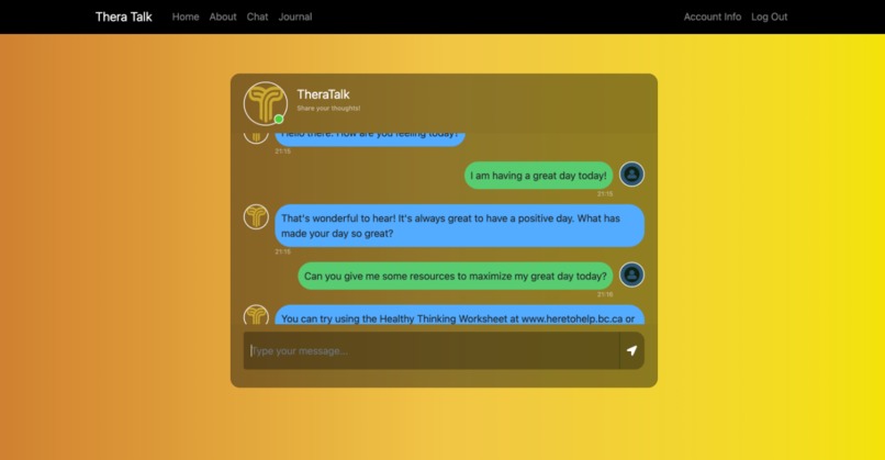 TheraTalk – screenshot 2