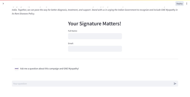 Interactive Signature Campaign – screenshot 10