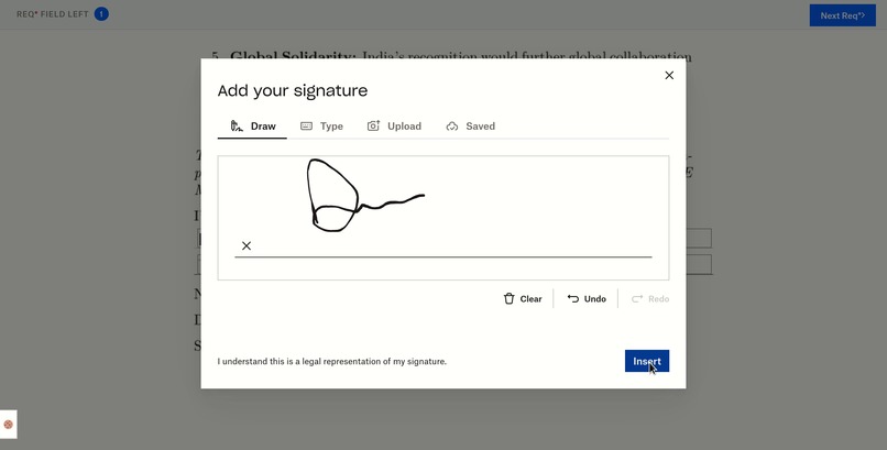 Interactive Signature Campaign – screenshot 6
