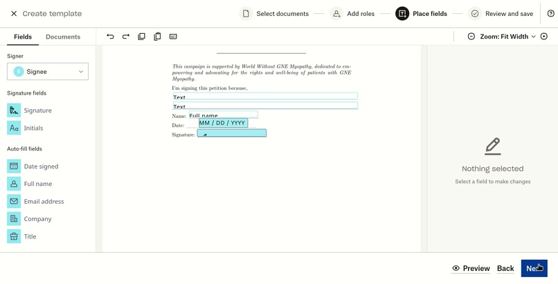 Interactive Signature Campaign – screenshot 8
