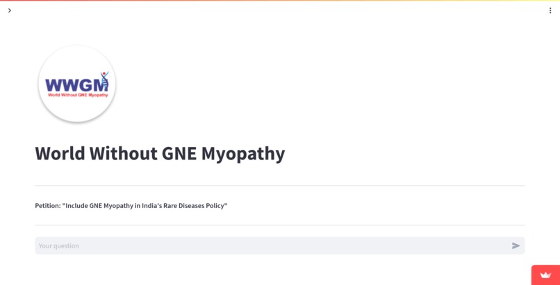 Interactive Signature Campaign – screenshot 1