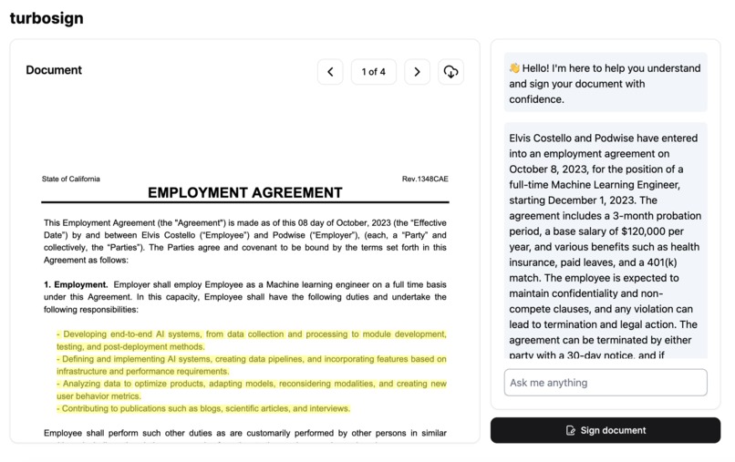 TurboSign – screenshot 2