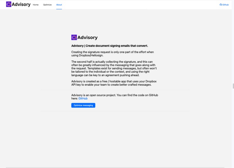 Advisory | Optimized signature requests – screenshot 5