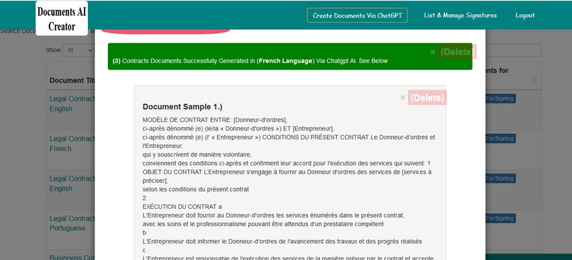 AI Document Language Creator – screenshot 3