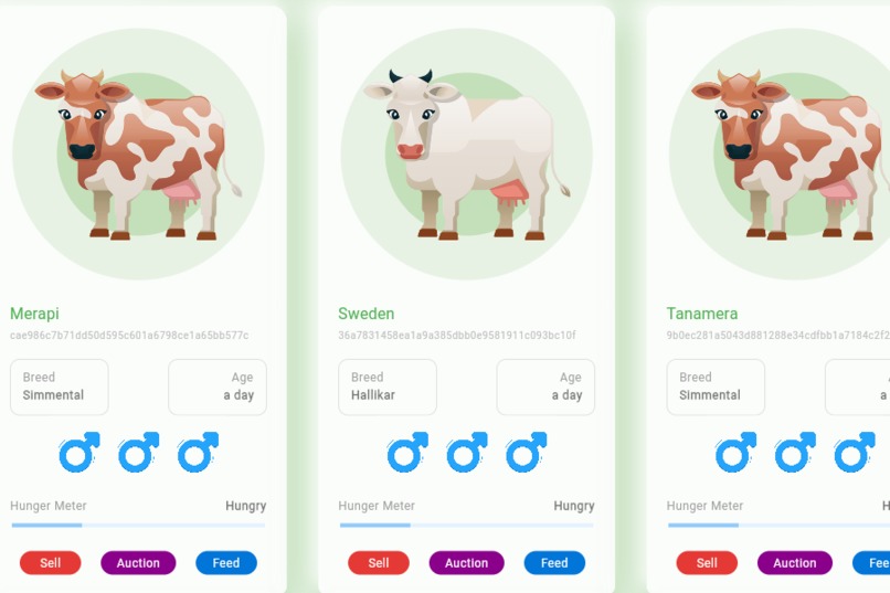 Cowchain Farm – screenshot 2